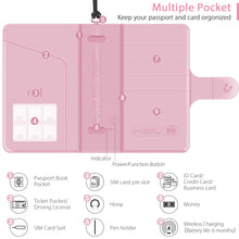 Load image into Gallery viewer, Tracking And Anti-Lost Passport Card Wallet
