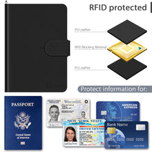 Load image into Gallery viewer, Tracking And Anti-Lost Passport Card Wallet
