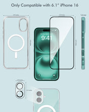Load image into Gallery viewer, iPhone 16 Magnetic-Lock case, Transparent
