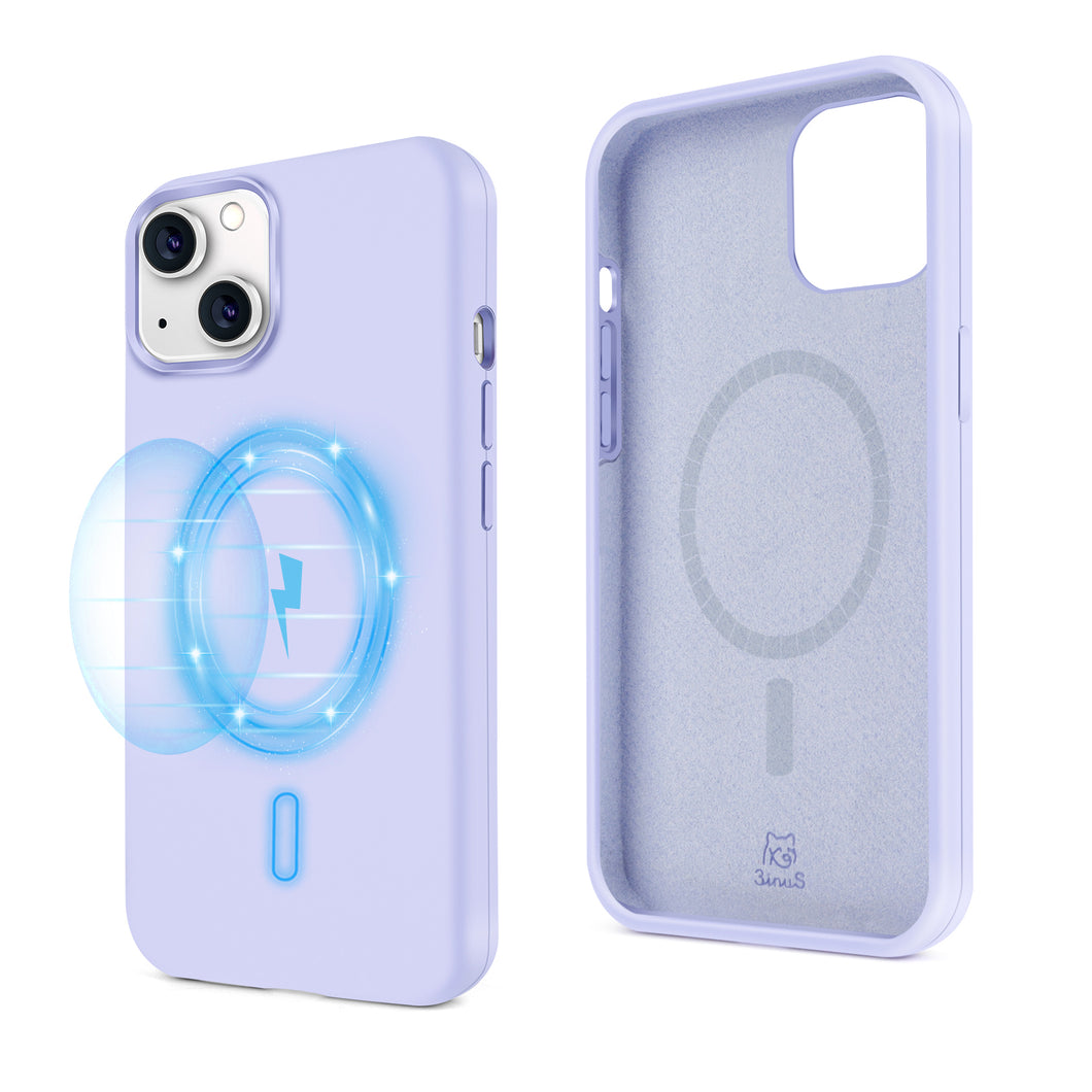 iPhone 13 Magnetic-Lock case, Lavender Purple