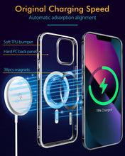 Load image into Gallery viewer, iPhone 13 Magnetic-Lock case, Transparent

